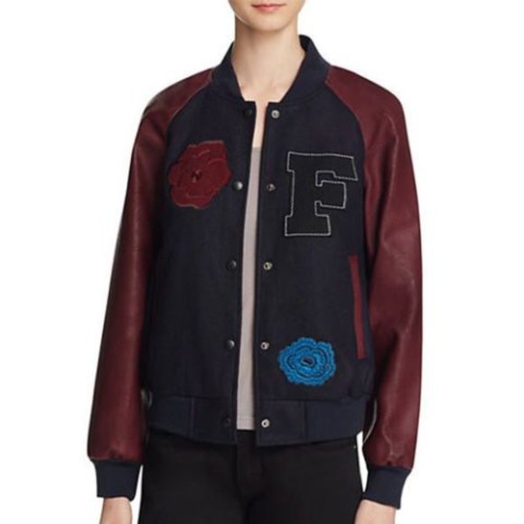 French connection varsity jacket - Picture 1 of 8